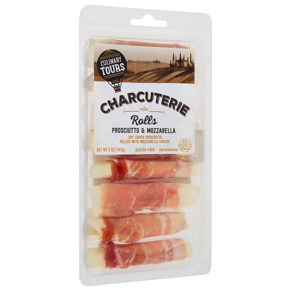 Culinary Tours Prosciutto Mozzarella Rolls (5 oz)