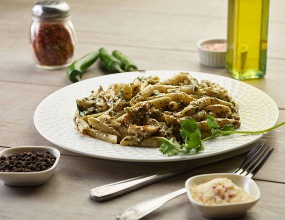 Palak Paneer Pasta Twist