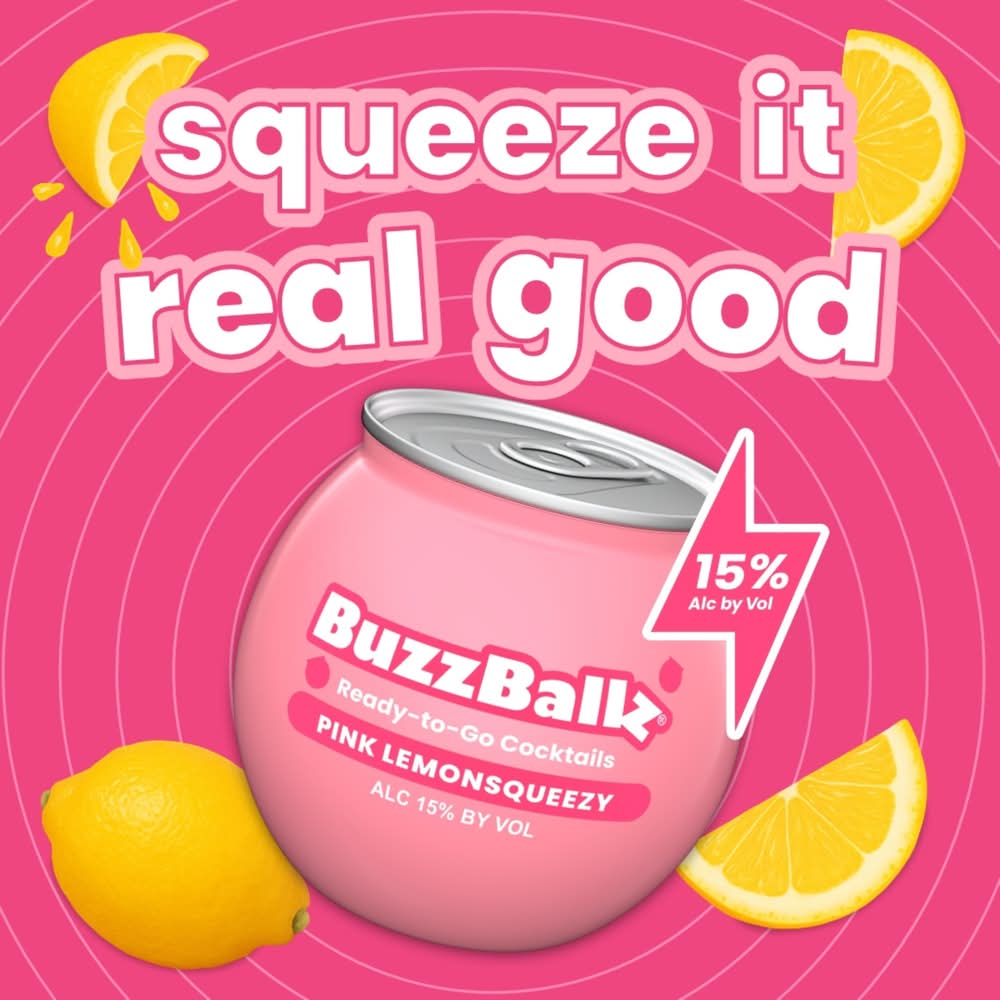 BuzzBallz Chillers Orange Wine, Pink Lemonsqueezy (6.32 fl oz