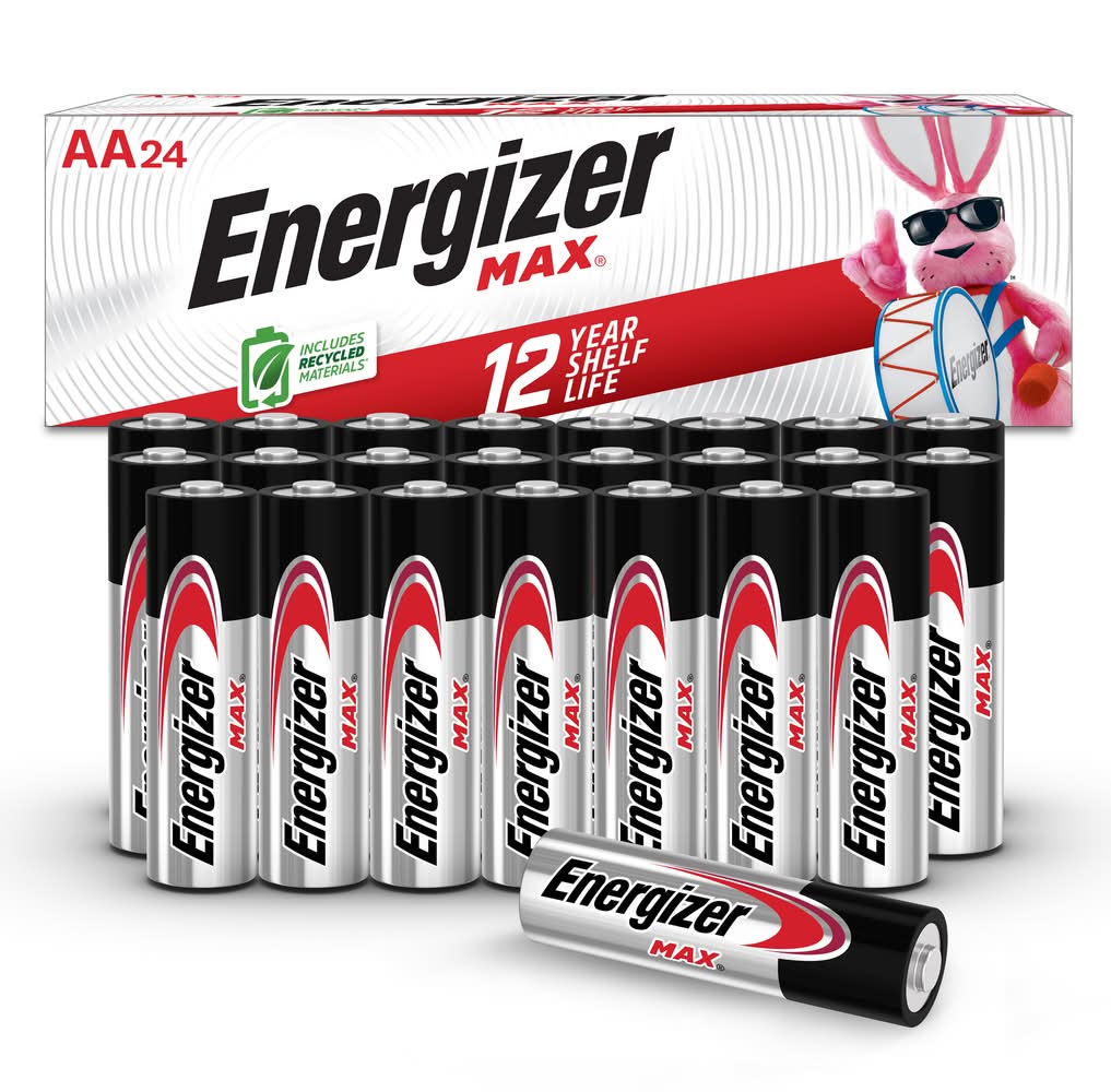Energizer Max Aa Alkaline Batteries (24 ct)
