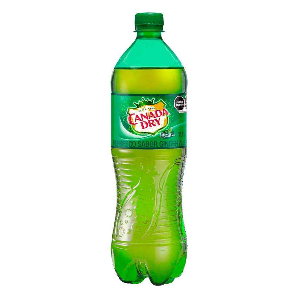 Canada Dry · Bebida gaseosa, ginger ale (1 L)