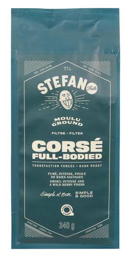 Stefano Faita Café Moulu Filtre Corsé Torréfaction Foncée 340 G / Stefano Faita Ground Coffee Full Bodied Dark Roast 340 g