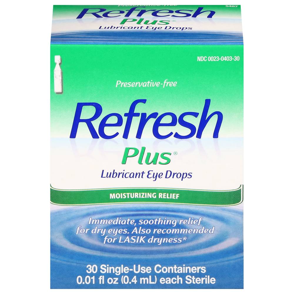 Refresh Plus Lubricant Eye Drops (0.1 fl oz)