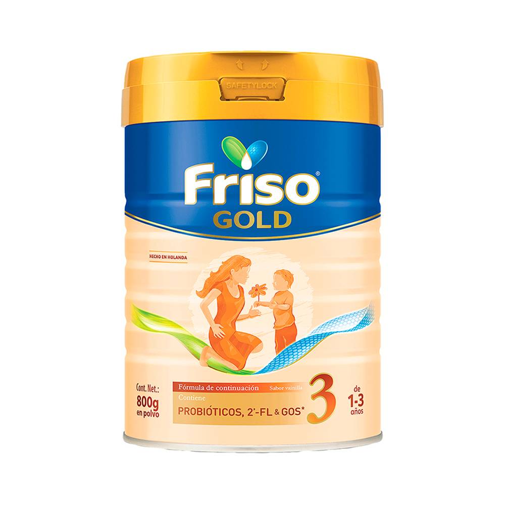 Pisa fórmula láctea friso gold etapa 3 (lata 800 g)