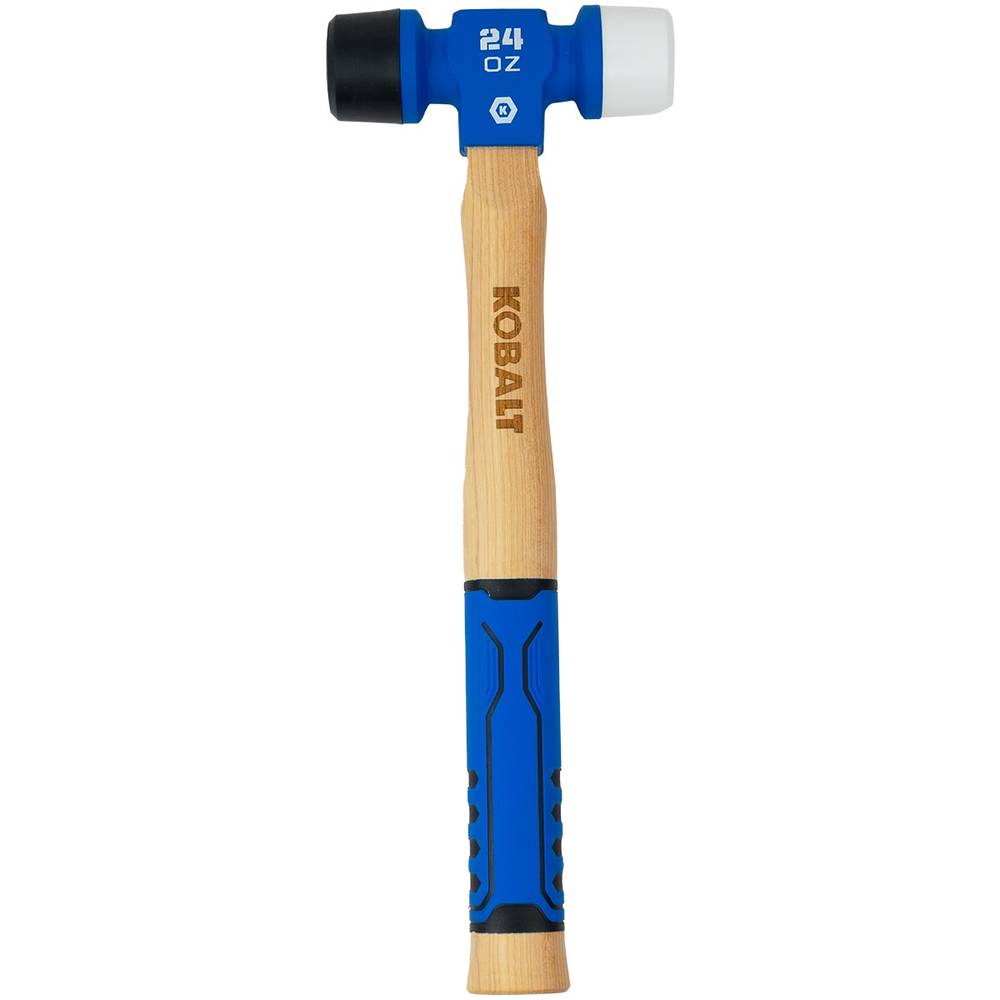 Kobalt 24-oz Smooth Face Rubber Head Wood Rubber Mallet | KB-P088624