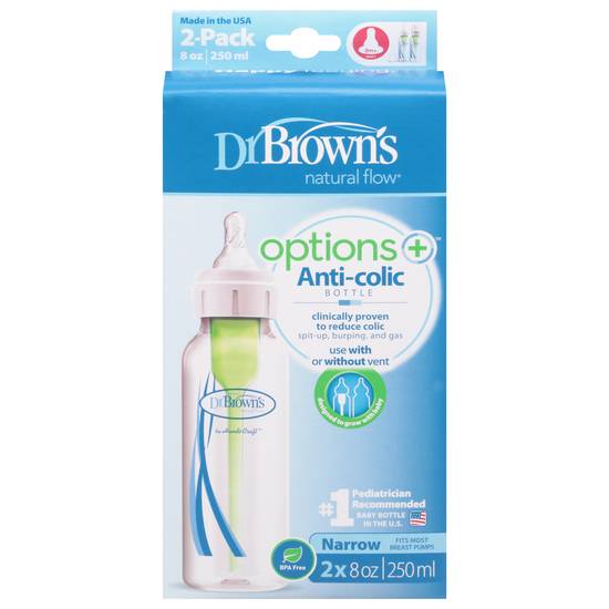 Dr. Brown's Options+ 8 Ounce Anti-Colic Bottle