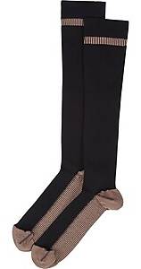 Travelon Compression Socks Large Black, 6/Pack (13472-500)