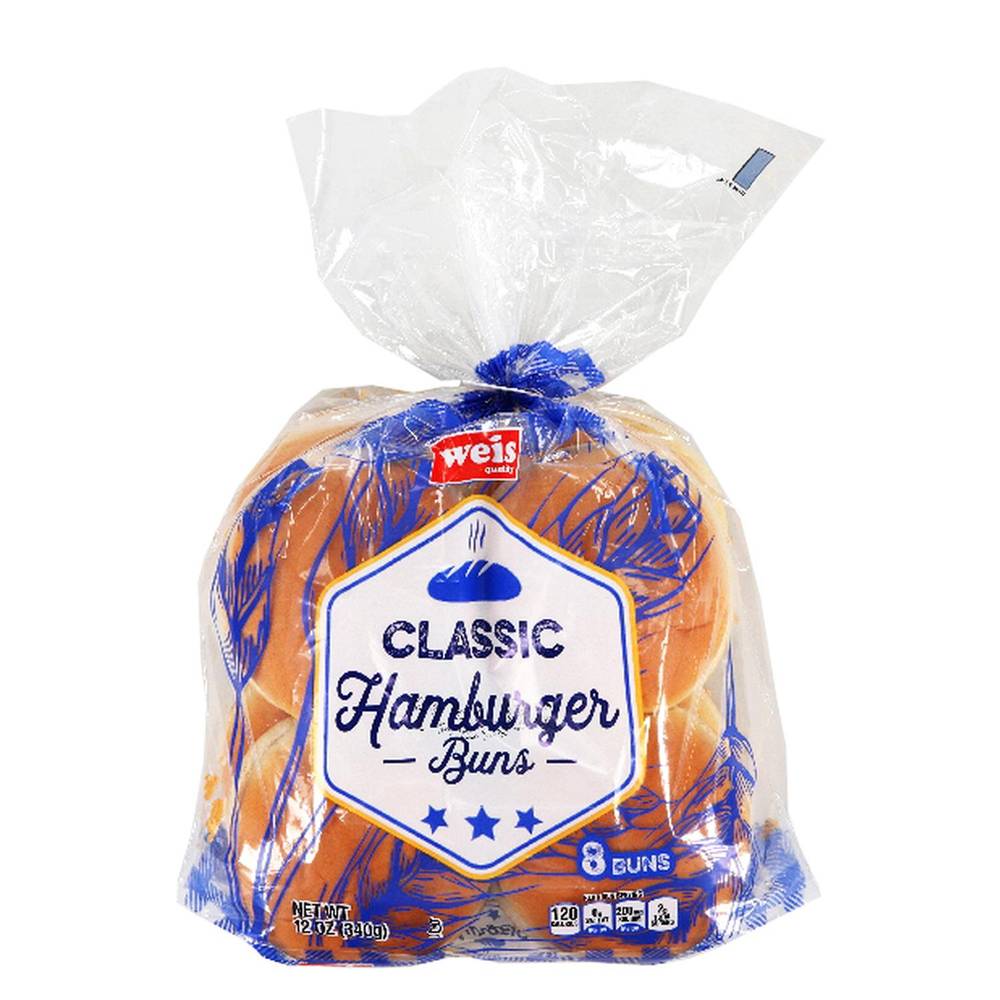 Weis Quality Classic Hamburger Bun (12 oz, 8 ct)