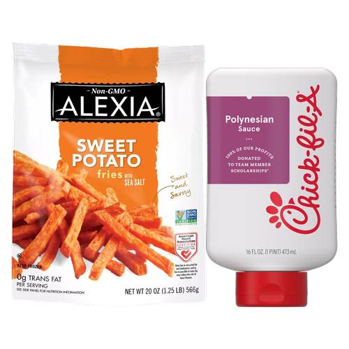 Alexia Sweet Potato Fries and Chick Fil-A Polynesian Sauce bundle