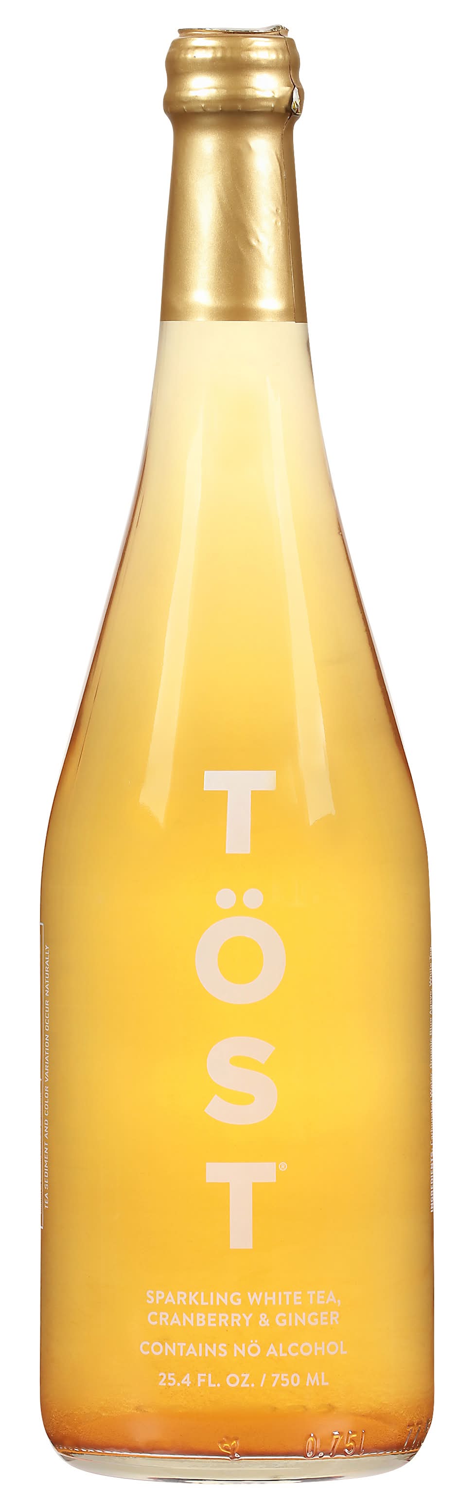TÖST Sparkling White Tea, Cranberry & Ginger (25.4 fl oz)