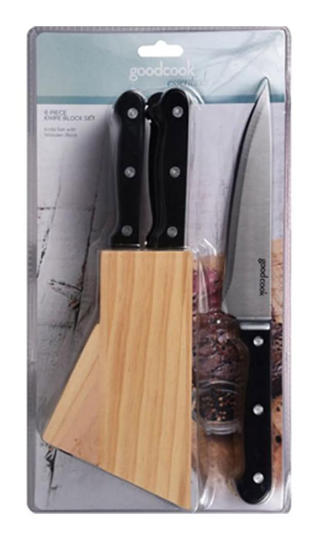 Goodcook Essentials 6 Piece Knife Block Set