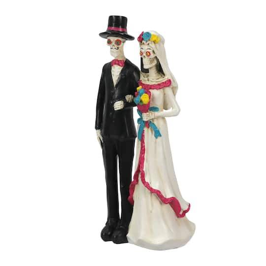 11" Skeleton Wedding Couple Decoration By Ashland