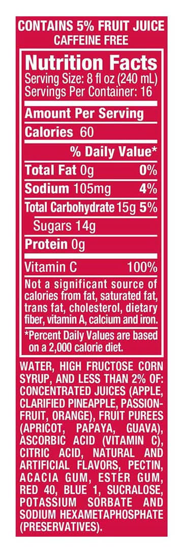 Hawaiian Punch Fruit Juicy Red Juice Drink 1 Gal