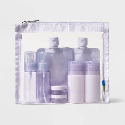 Open Story Travel Toiletry Set, Thistle (8 ct)