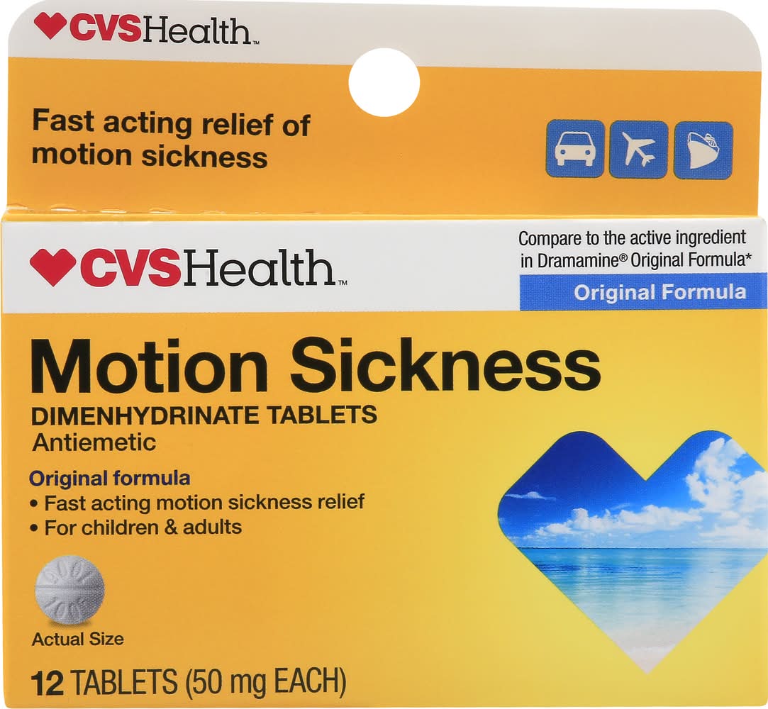 CVS Health Motion Sickness Tablets (50 g)
