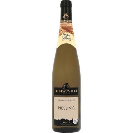 Vin Blanc AOP Alsace Riesling Constance Muller "Reflets De France" - La bouteille de 75cL