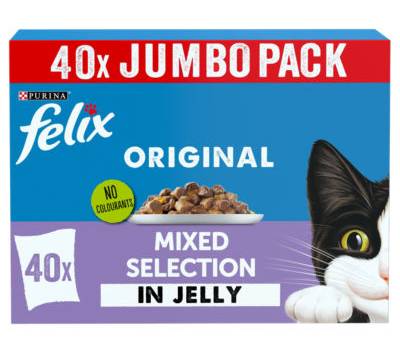 Felix Original Wet Adult Cat Food (40 pack)