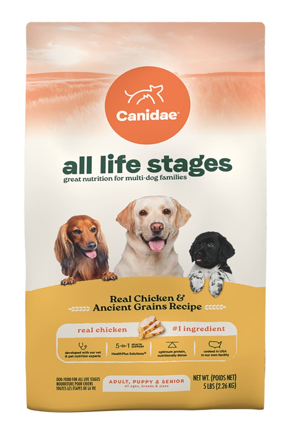 Canidae All Life Stages Dry Dog Food - Chicken & Ancient Grains (Size: 5 Lb)
