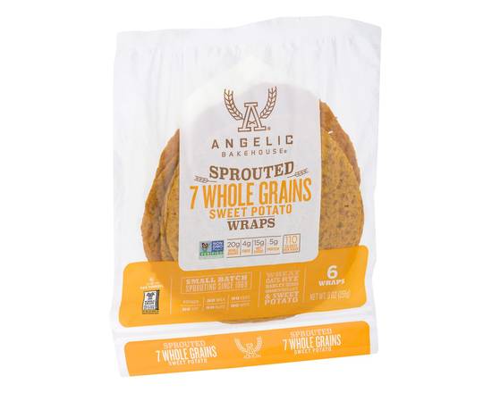 Angelic Bakehouse · 7 Whole Grains Sweet Potato Wraps (6 wraps)