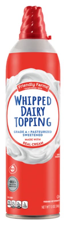 Friendly Farms Whipped Dairy Topping (13 oz)