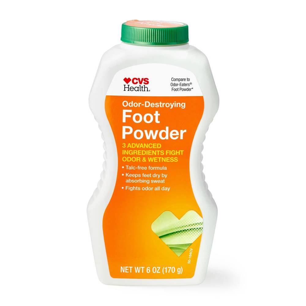 Cvs Health Odor Destroying Foot Powder