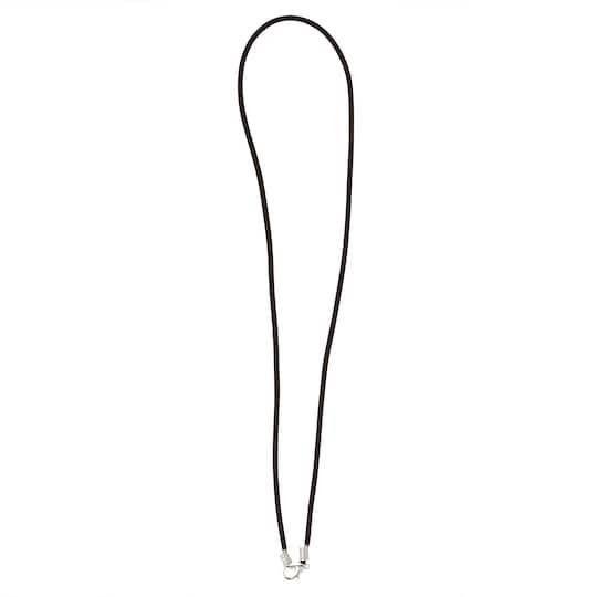 Bead Landing Black Velvet Cord Necklace