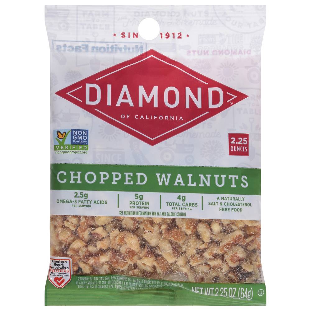 Diamond of California Chopped Walnuts (2.25 oz)