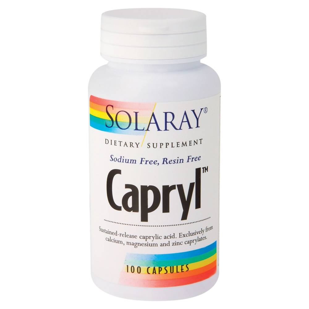 Solaray Capryl With Calcium Magnesium and Zinc Capsules