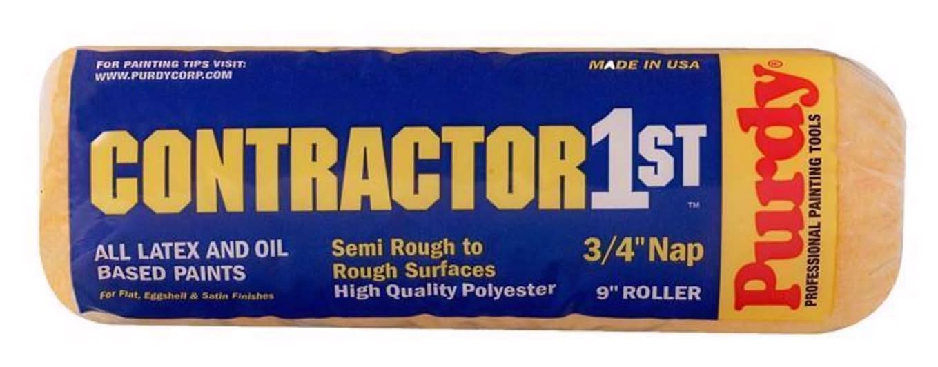 Purdy Contractor 1St Polyester 9 In. W X 3/4 In. Paint Roller Cover 1 Pk