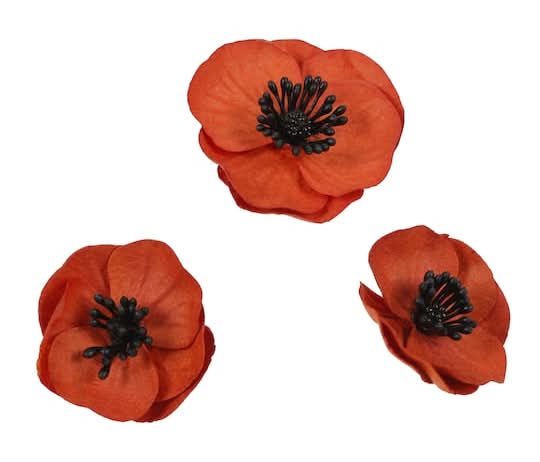 Recollections Red Poppy Paper Flowers (12 ct)