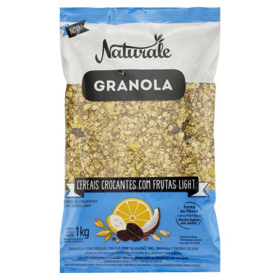 Naturale granola light com frutas (1 kg)