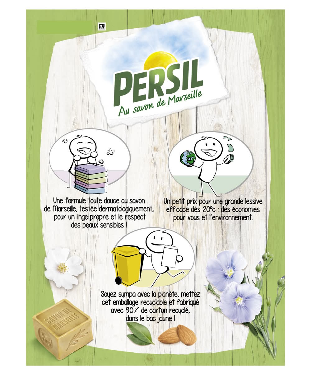 Persil Professional Poudre universelle (130 lavages), détergent, même