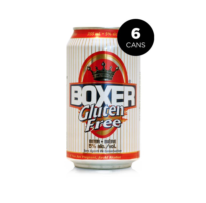 Boxer Lager Gluten Free  (6 Cans, 355ml)
