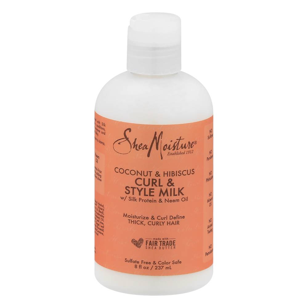 Shea Moisture Coconut & Hibiscus Curl and Style Milk (8 fl oz)