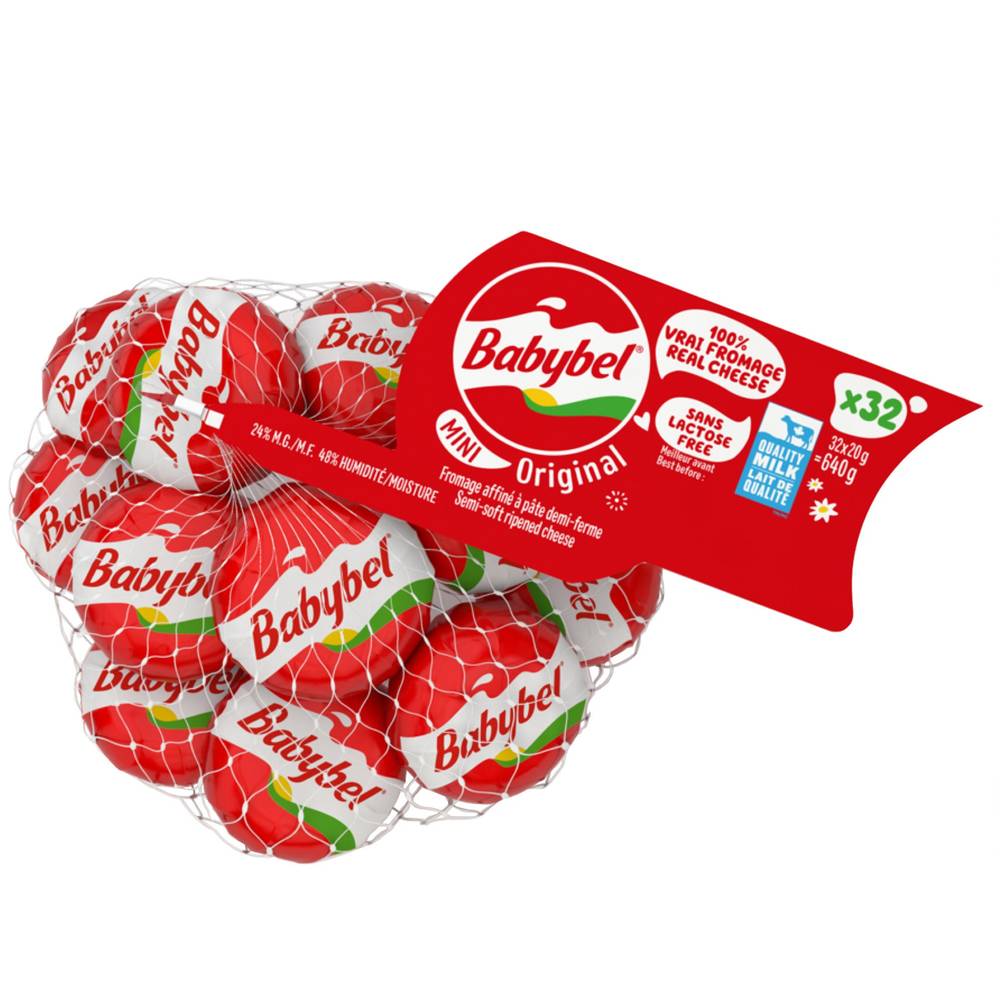 Mini Babybel Original Fromage - Original Cheese (32 x 20 g)