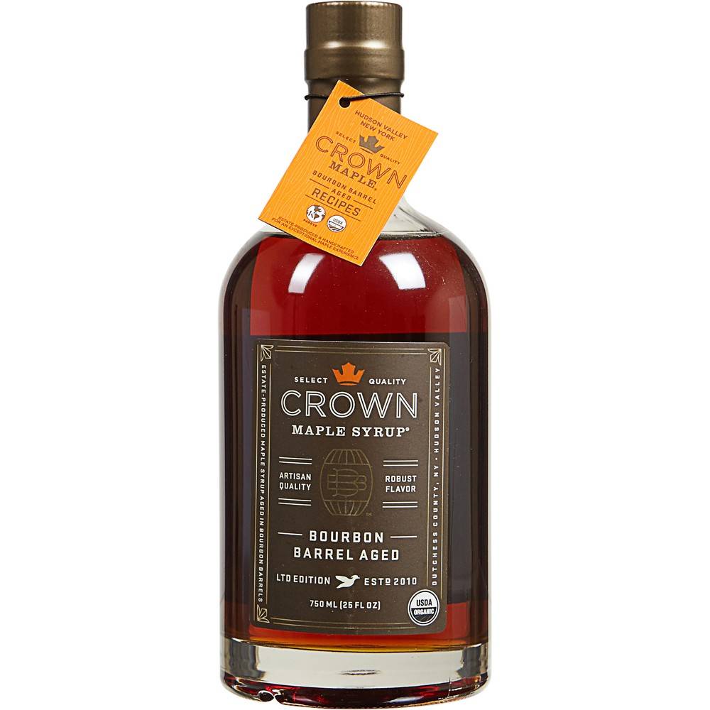 Crown Maple Syrup Organic Bourbon-Barrel Syrup (1.66 lbs)