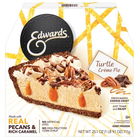 Edwards Premium Frozen Desserts Pie (turtle)
