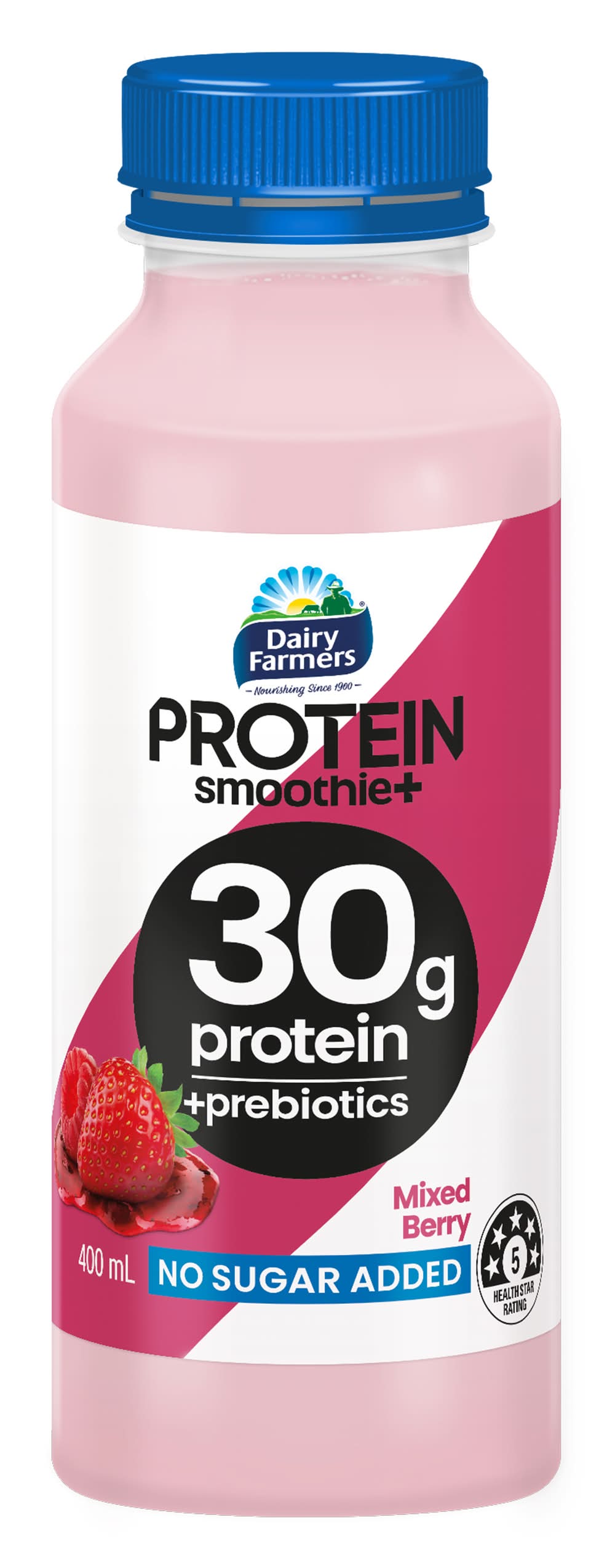 Dairy Farmers Protein Smoothie+ Drink, Mixed Berry (400mL)