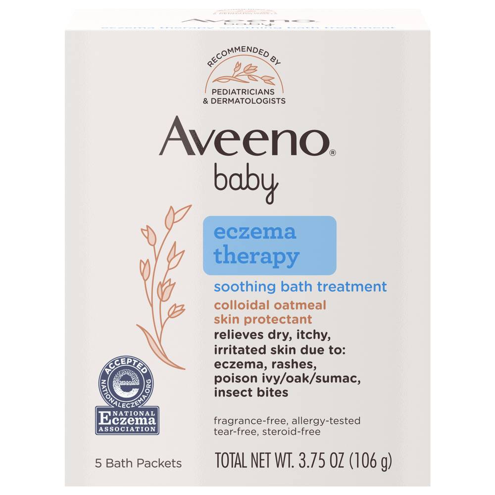 Aveeno Baby Eczema Therapy Soothing Bath (3.8 oz)