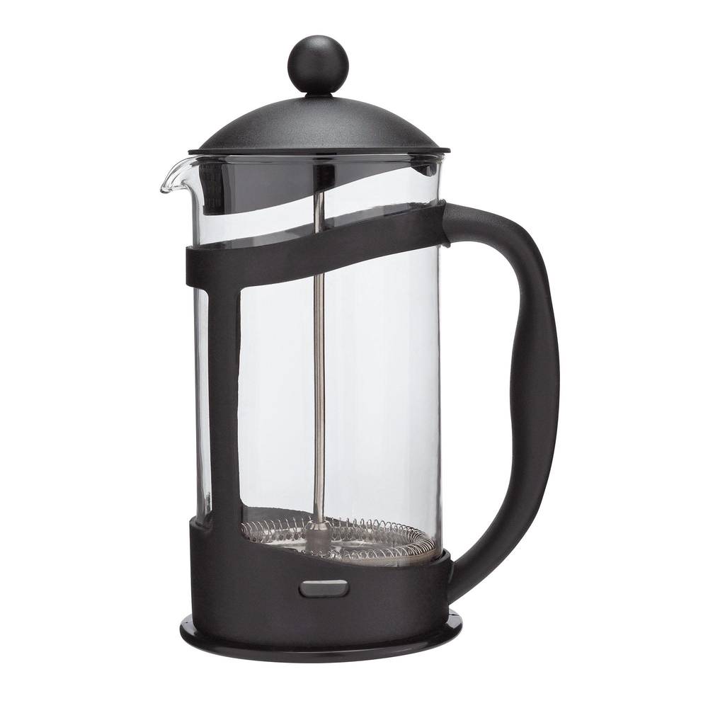 Habitat Plastic Cafetiere Black 8 Cup