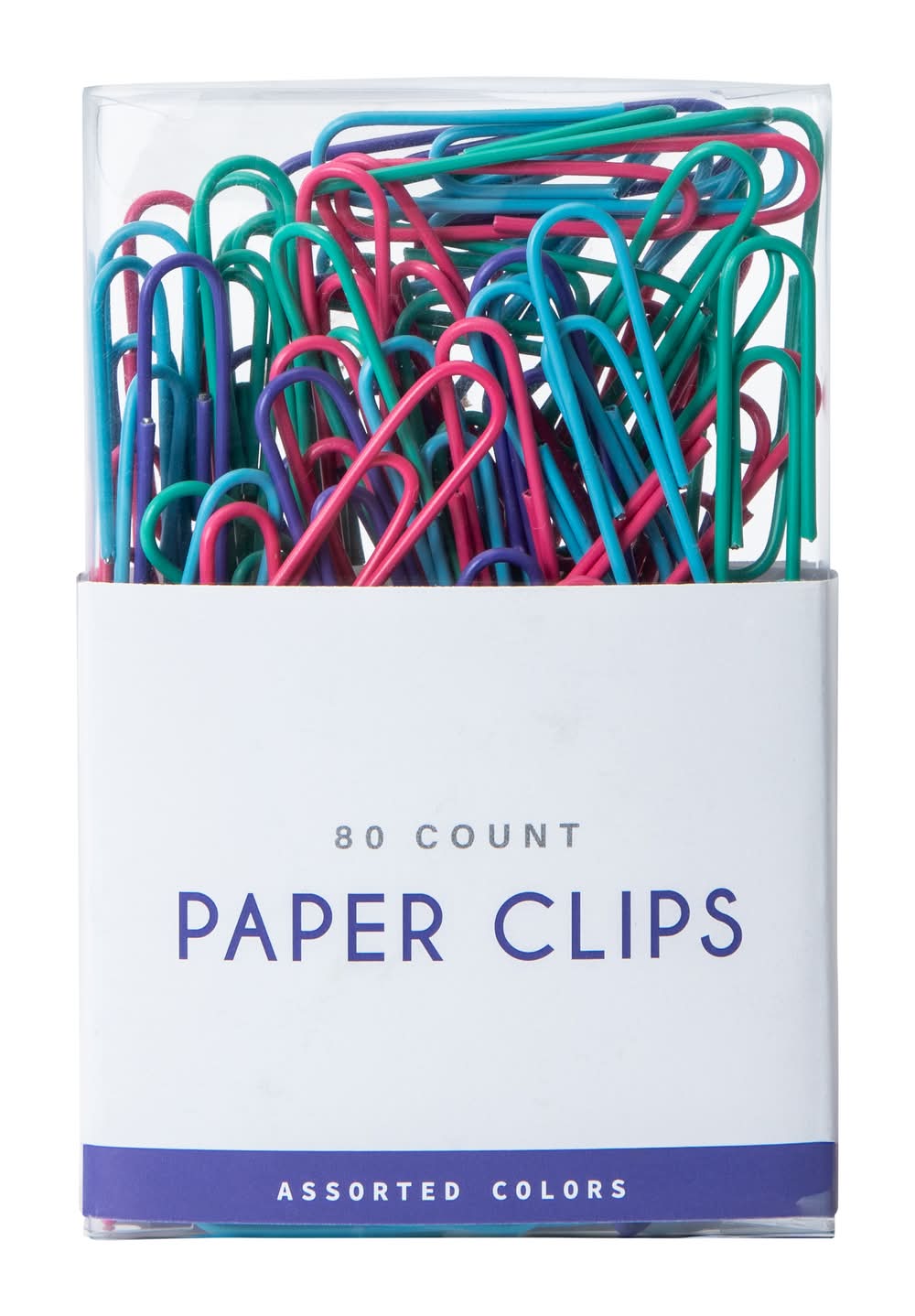 Multicolor Paper Clips 80-Count