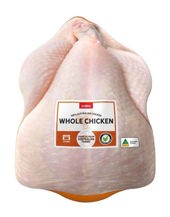 Coles RSPCA Approved Medium Whole Chicken approx. 1.65kg