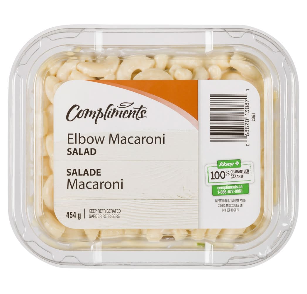 Compliments Salad Elbow Macaroni Pasta (454 g)