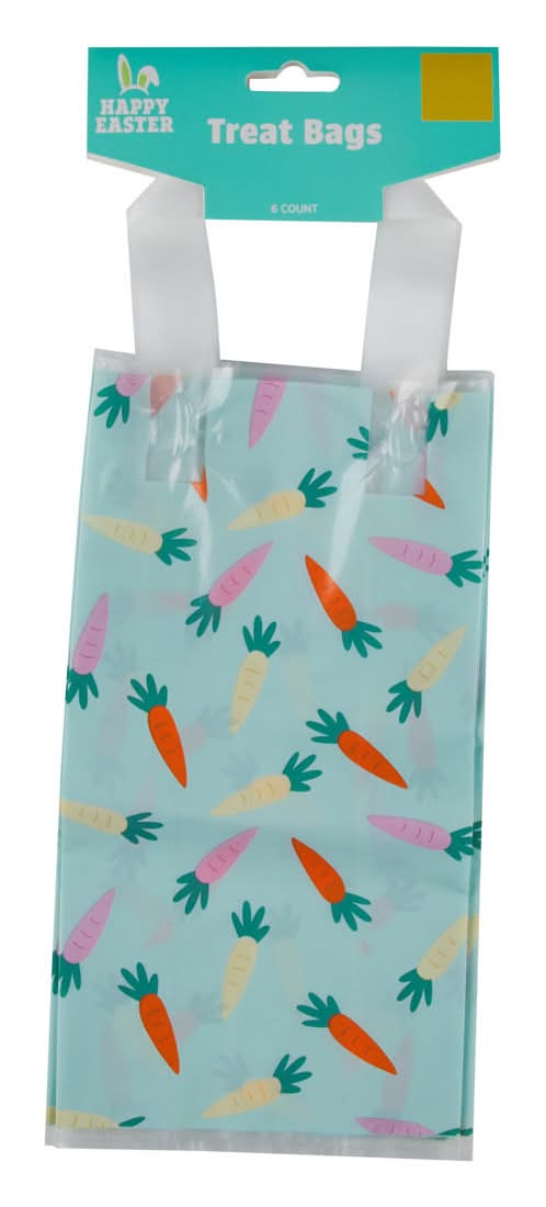 Happy Easter Frosted Treat Bags 6 Ct Assorted