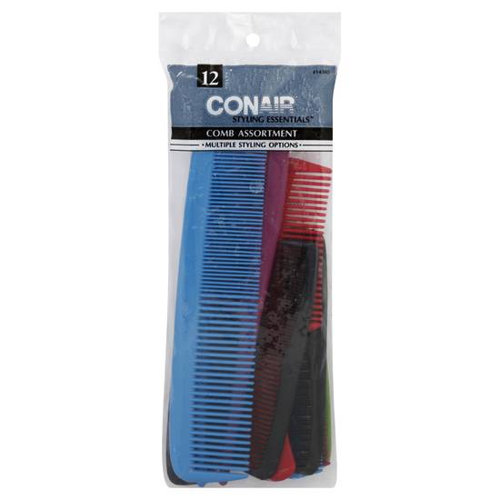 Conair Styling Essentials Comb Assortment (12 ct)