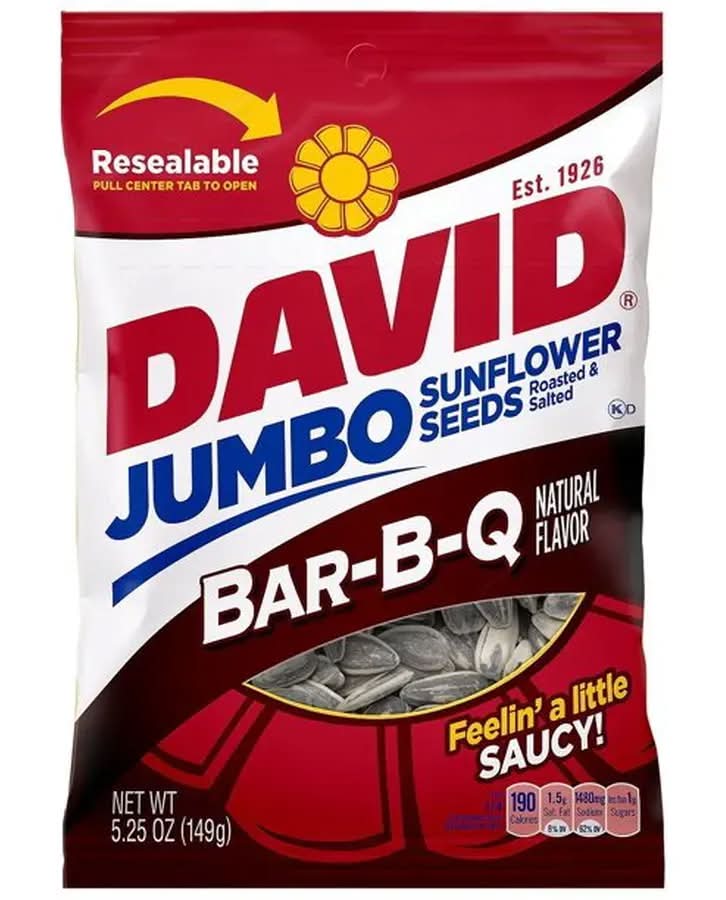 David Jumbo Bar-B-Q Sunflower Barbeque Roasted and Salted