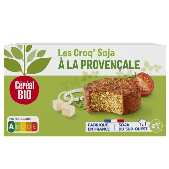 Céréal Bio - Galettes croq'soja à la provençale (2 pièces)