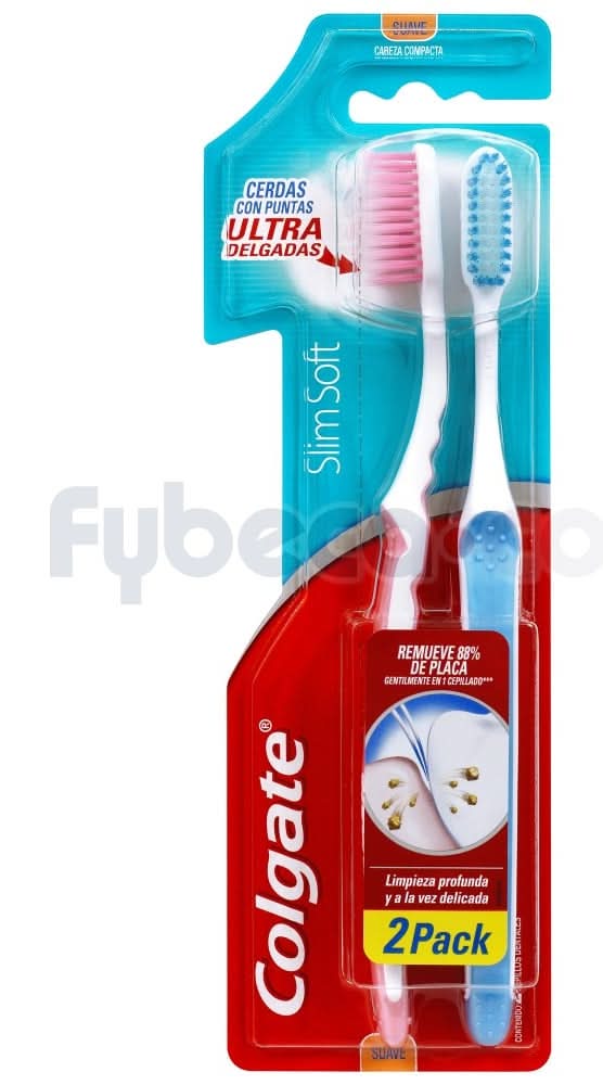 Cepillos Colgate Adultos Slim Soft TwinpackBase