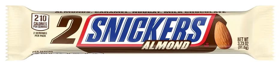 Snickers Almond Sharing Size Chocolate Candy Bars