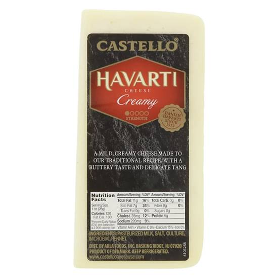 Order Denmark's Finest Havarti 8oz food online from Everyday Needs By Gopuff store, Fairfield on bringmethat.com